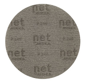 Mesh Grip,Disc,6",P120 Grit,PK50, 6" Dia, No Hole, Aluminum Oxide, 120 Grit, Closed Coat Type