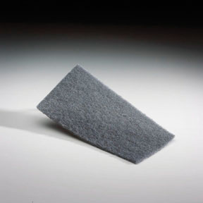 6167 Gray Thin-Flex Color Prep Scuff Pads, 4. 5 X 9 in.