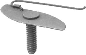 Moulding Fasteners #10-24 x 3/4in Bolt 1/2in Width, 15PK