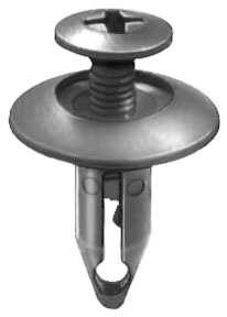 Push Type Retainer 11/16in Head Diameter 11/16in Stem Length, 25PK