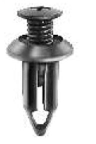 Push-Type Retainer 19/32in Head Diameter 13/16in Length, 25PK