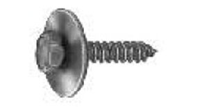 M4.2-1.41 x 20mm Hex Head Sems Tapping Screw 16mm O.D., 50PK