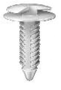 GM Trim Panel Retainer - White Nylon - Pack of 50 - Durable Design
