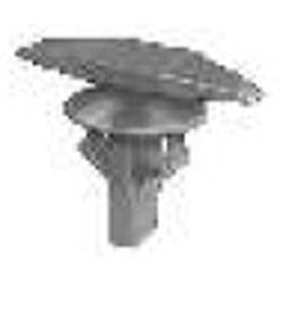 AUVECO Double Head Type 3 Weatherstrip Retainer (5 x 15 mm Dia Bottom) Head x 10 mm L Stem Nylon Orange 18877