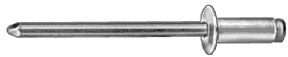 Pan L Rivets - Silver - 0.37 In. - Pack of 100 - Durable Blind Rivets