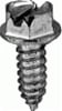 AUV-AP11369 License Plate Screw, 14 X 0.75 In.