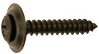Oval Head Sems Tapping Screw - Black - 8 x 0.75 In. - Single Pack - Phillips Head