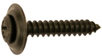 Oval Head Sems Tapping Screw - Black Phosphate - 8 x 1 in. - Single Pack - Durable Design