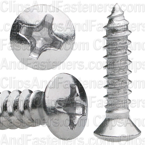 AUV-AP1799 Pak Phillips Oval Head Tapping Screw, 8 X 0.75 In.