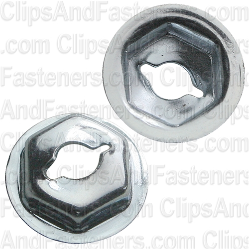 AUV-AP3403 Pak Thread Cutting Nuts, 0.12 In. Stud