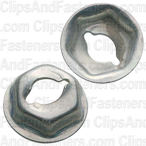 AUV-AP3404 Pak Thread Cutting Nuts, 0.18 In. Stud