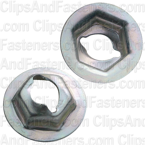 AUV-AP3405 Pak Thread Cutting Nuts, 0.25 In. Stud