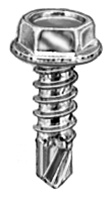 AUV-AP9615 Pak Hex Washer Head Tesks Tapping Screw, 10 X 0.75 In.