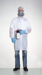Colad Nylon Lab Coat Small