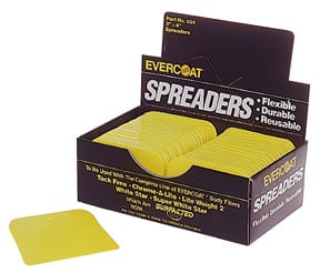 Fibre Glass-Evercoat FIB-524 Plastic Spreaders, 3 In. X 4 In.