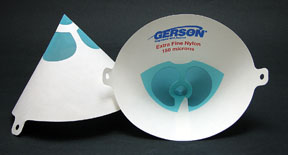 Picture of Gerson 010814B Synthetic Strainers- 150 Micron- Turquoise