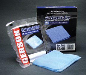 Picture of Gerson 20001B Tack Cloth - Light Tack- Blue Cotton- Economy 20 X 12 Mesh
