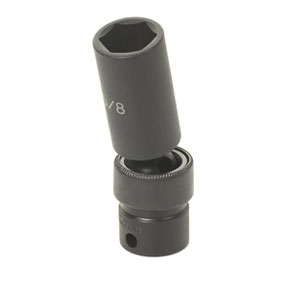 3/8" Drive, 12mm Size, Metric Socket, 6 Points, 12mm,3/8"D,Impact,6pt.,D