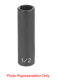 3/8" Drive, 21mm Size, Metric Socket, 6 Points, 21mm,3/8D Impact,6pt.,D