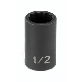 Grey Pneumatic 3/8" Drive x 9/16" 12 Point Standard Socket (1118R)