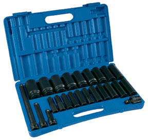 Grey Pneumatic 1/2" Drive 24-Piece Deep Set (1324D)