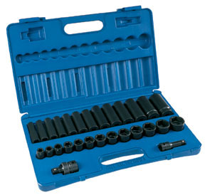 Grey Pneumatic 1/2in Drive 28 Pc. Standard/Deep Set - 1328RD