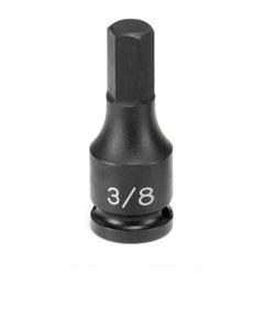 Grey Pneumatic 3/8" Drive x 7/32" Hex Driver Socket (1907F)
