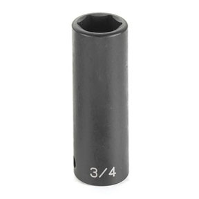1/2" Drive, 11/16 Size, SAE Socket, 6 Points, 11/16",1/2"D,6pt. D