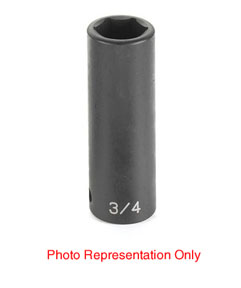 Grey Pneumatic 1/2" Drive x 1-1/8" Deep Socket (2036D)