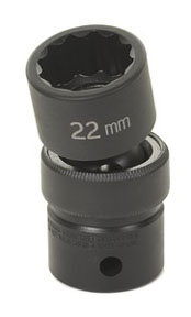 2112UM 0.5 in. Drive X 12 mm Standard Universal- 12 Point