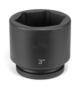 Grey Pneumatic 1" Drive x 3" Standard Socket (4096R)