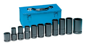Grey Pneumatic 3/4" Drive Standard & Deep Impact Set 11pc 6pt (8032)