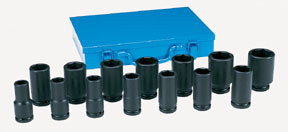 Grey Pneumatic 3/4 In. Dr. 14 pc. Deep Length Set - 8038D