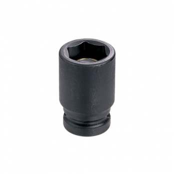 912MG 0.25 in. Drive x 1 2 mm. Magnetic Standard Socket -  GREY PNEUMATIC, GRY-912MG
