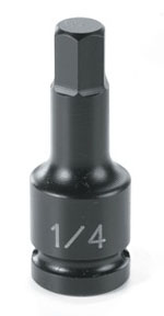 Grey Pneumatic 1/4" Drive x 5/32" Hex Driver Socket (9905F)