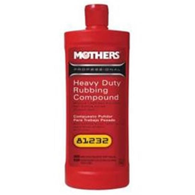 Mothers Wax and Polish 81232 Heavy Duty Rubbing Compound Sand Scratches