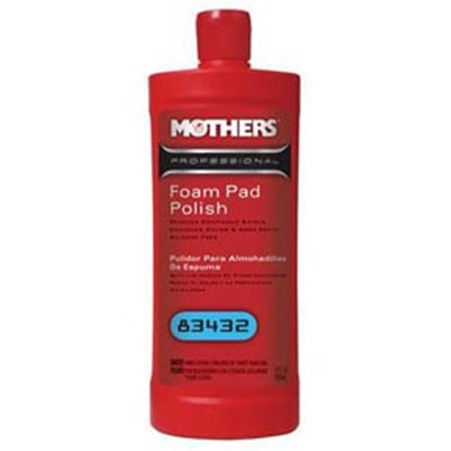 Mothers Wax and Polish 83432 Foam Pad Polish Qt.