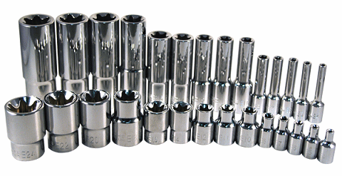 ATD Tools ATD-13779 28 Pc. External Star Socket Set