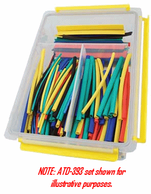 Heat Shrink Tube, 2:1 I.D. Shrink Ratio, 5/8 in, 9.6 in
