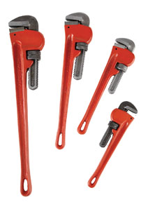 ATD Tools ATD-625 4 Pc. Heavy-Duty Pipe Wrench Set