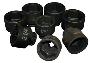 ATD Tools ATD-6401 8 Pc. 0.75 In. Sae Add-On Socket Set