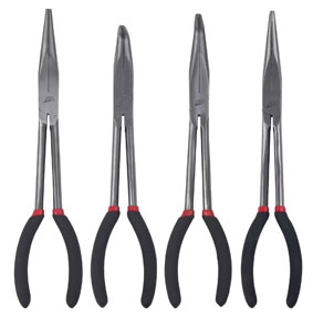 ATD Tools 814 4 Pc. Long 11 In. Needle Nose Pliers Set