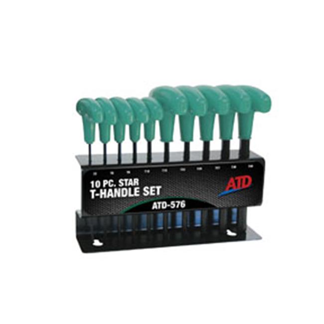 ATD Tools ATD-576 Star T-Handle Set- 10Pc