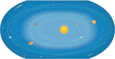 Picture of Shapes Se-1009 Solar System Unlabeled 30 Sheets- Acid Free- 9 In. X1 6 In.