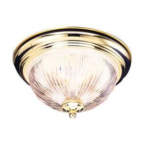 Picture of Design House 503037 Millbridge 1-Light 11.25 in. Ceiling Mount, Polished Brass Finish