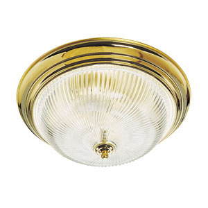 Picture of Design House 507236 3-Light Ceiling Mount, Polished Brass Finish