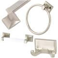 Design House 534644 Millbridge 4-Piece Bathroom Kit, Satin Nickel Finish Design House 534644 Millbridge 4-Piece Bathroom Kit, Satin Nickel Finish