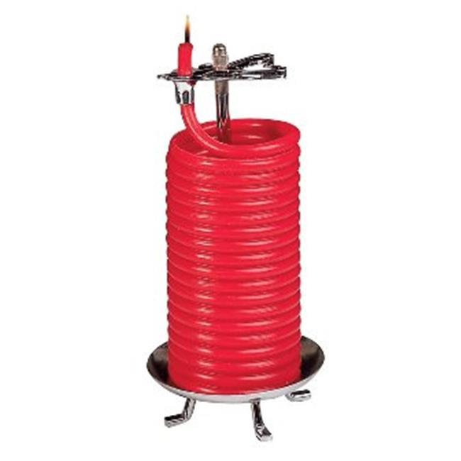 Candle By The Hour 20559BR 80 Hour Red Cinnamon scented Coil Candle