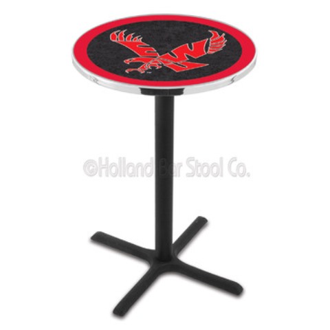 Picture of L211 Eastern Washington University 42&quot; Tall - 30&quot; Top Pub Table with Black Wrinkle Finish