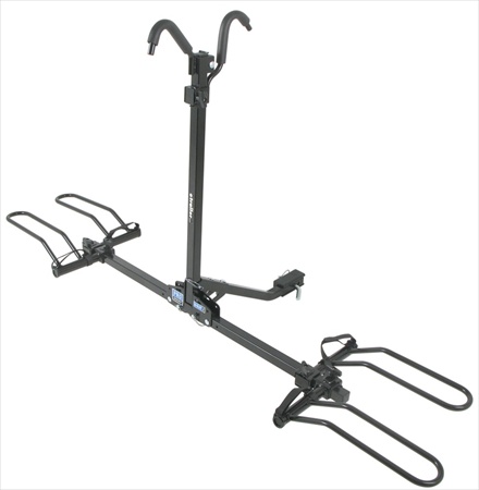 Q-Slot 2-Bike Carrier - Black - 1.25 In. Receiver Mount - Tilt Function